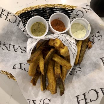 Sanguich - Plantain fries - Cuban Near Me - Miami, Florida Sanguich - Plantain fries - Cuban Near Me - Miami, Florida