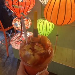 Chunkiest Chamango I've ever had! Delicious, but hard to drink