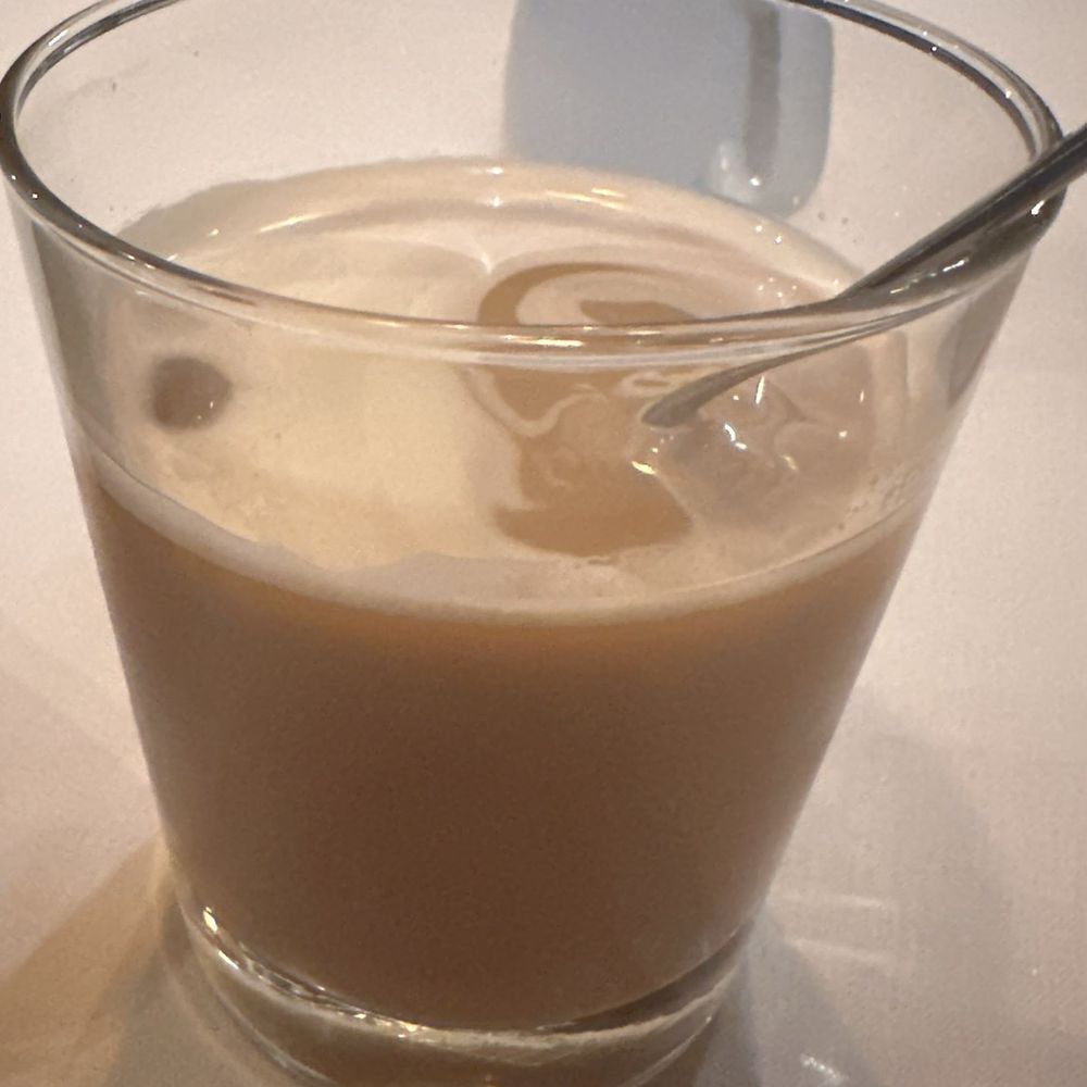 Bitelo Brazilian Steakhouse - 1 shot espresso with 1 shot of milk, ice, and some sugggar - Steakhouses Near Me - Cedar Park, Texas
