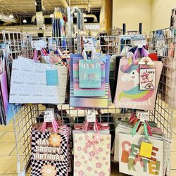 Bealls - There is a very cute gift bag/party section here I enjoy OuiOui.
