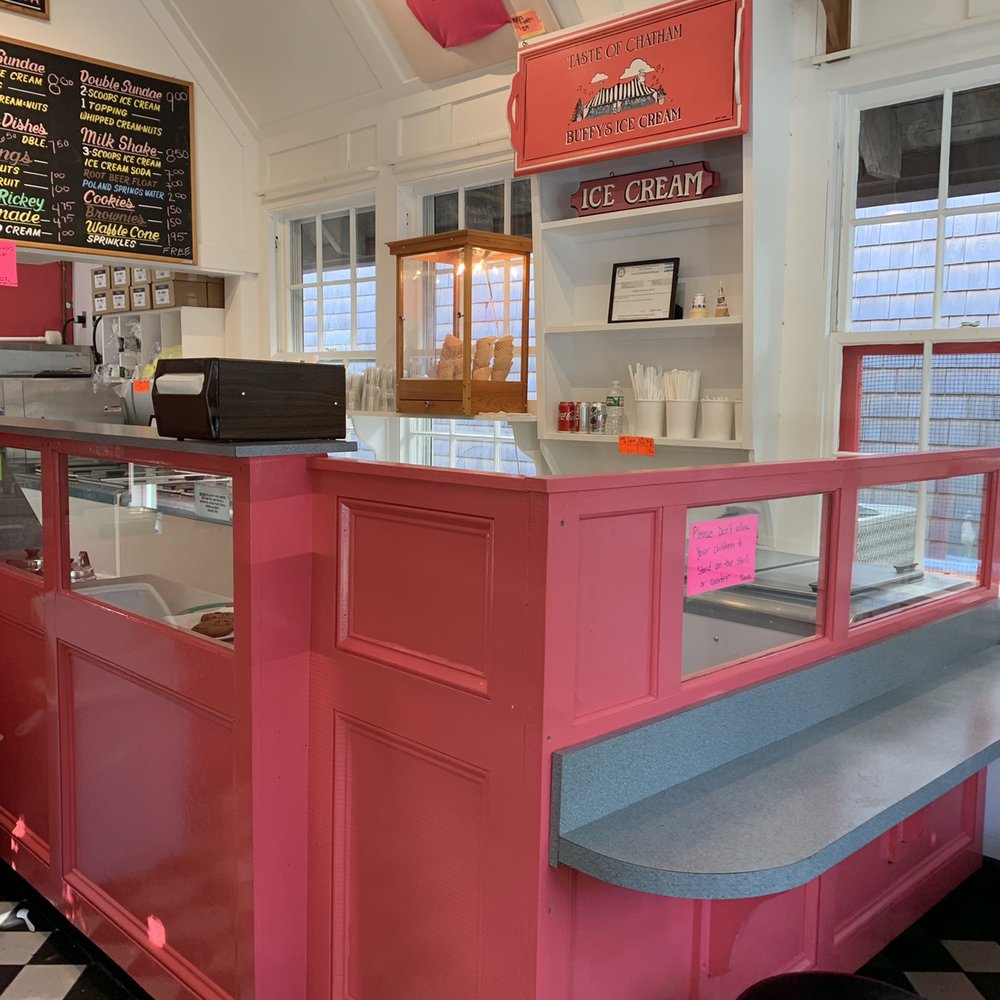 Buffy's Ice Cream - The Interior of Buffy's Ice Cream Shop On Cape Cod iChatham MA June 2019 - Ice Cream & Frozen Yogurt Near Me - Chatham, Massachusetts Buffy's Ice Cream - The Interior of Buffy's Ice Cream Shop On Cape Cod iChatham MA June 2019 - Ice Cream & Frozen Yogurt Near Me - Chatham, Massachusetts