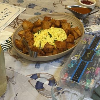 One Door North - Breakfast potatoes and eggs - New American Near Me - San Diego, California One Door North - Breakfast potatoes and eggs - New American Near Me - San Diego, California