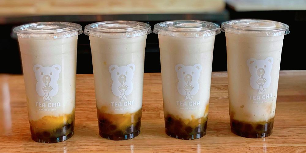 Tea Cha Boba Tea And Sweets Logo