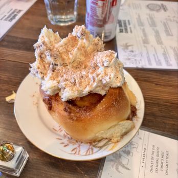 Hen Mother Cookhouse - Cinnamon Roll - Breakfast & Brunch Near Me - Johns Creek, Georgia Hen Mother Cookhouse - Cinnamon Roll - Breakfast & Brunch Near Me - Johns Creek, Georgia