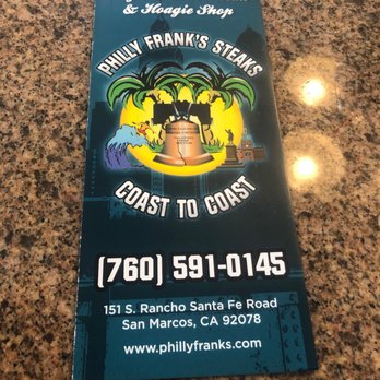 Philly Frank's Steaks - Menu - Sandwiches Near Me - San Marcos, California Philly Frank's Steaks - Menu - Sandwiches Near Me - San Marcos, California