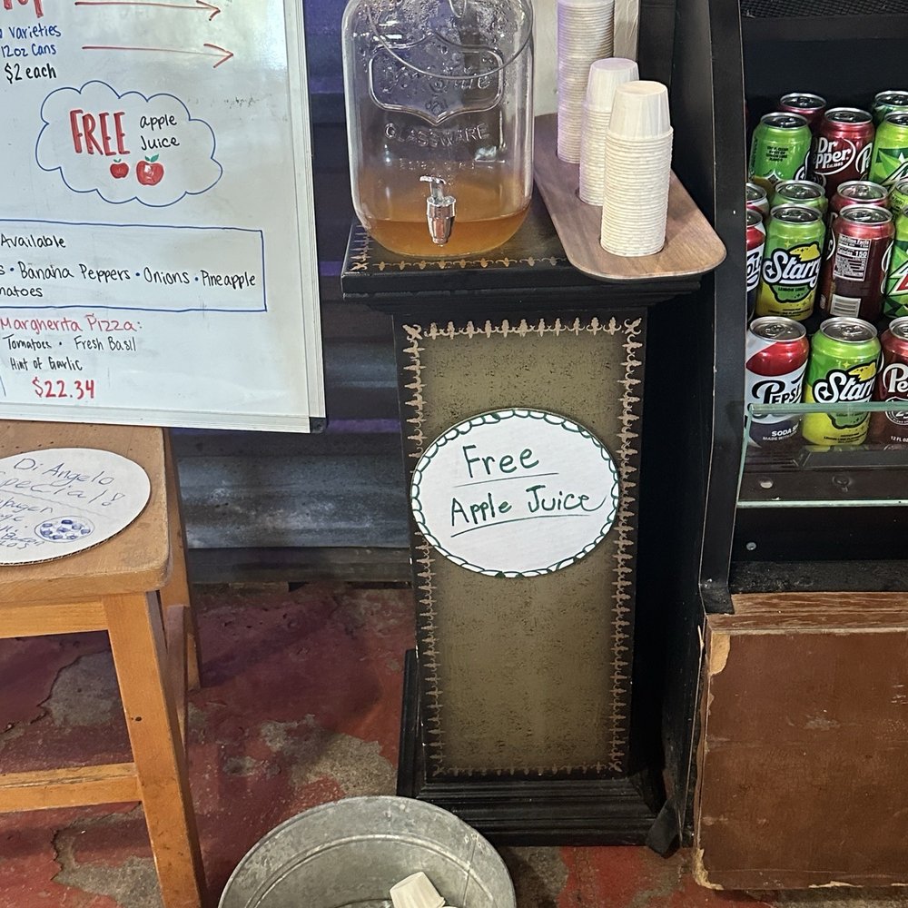 Pizza Shack - Free Apple Juice - Pizza Near Me - Arcadia, Oklahoma