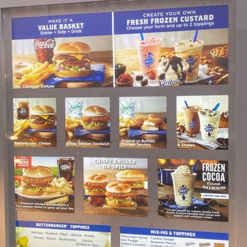 Culver's - One menu board - Fast Food Near Me - Clermont, Florida