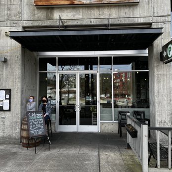 Woodblock - Entrance - Cocktail Bars Near Me - Redmond, Washington
