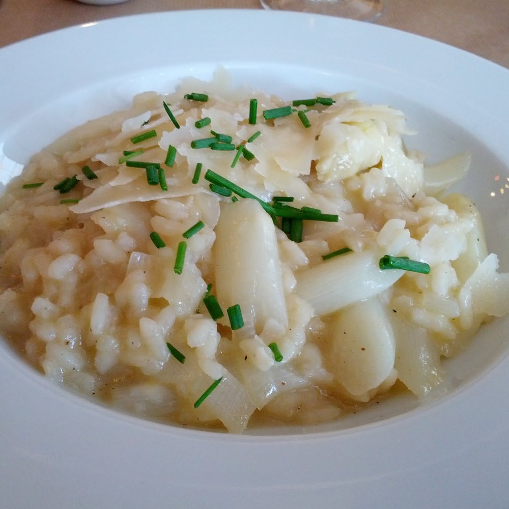 BUFFET van Odette - Fresh white asparagus risotto - Breakfast & Brunch Near Me - Amsterdam, New Hampshire