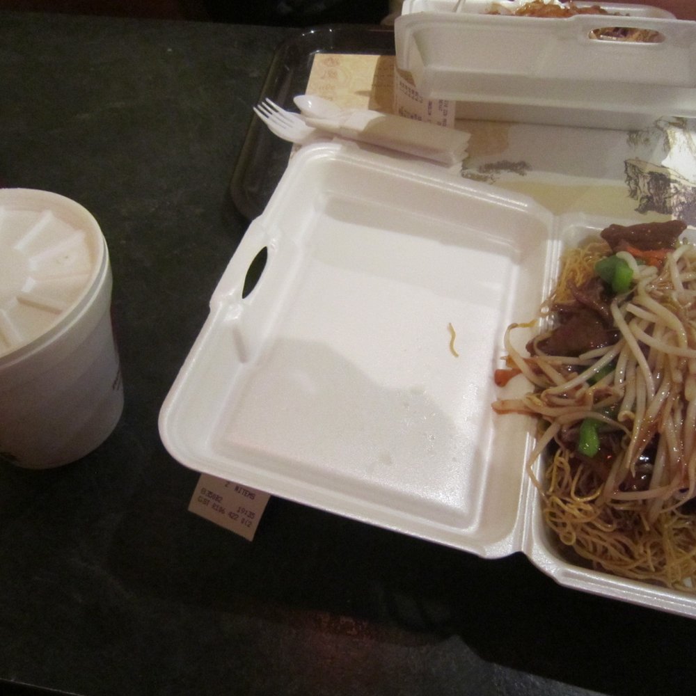 Noodle Delight - The cup the sauce came in. - Chinese Near Me - Scarborough, Ontario
