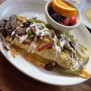 Cafe De Olla - Steak fajita omelette - American Near Me - Burbank, California Cafe De Olla - Steak fajita omelette - American Near Me - Burbank, California