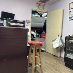 Meister Tech Auto Care - Waiting area view in to shop area