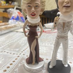 PIQ - I got these collectible and figurines of Marilyn Monroe and Elvis Presley
