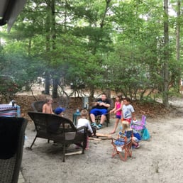 Kids enjoying the fire