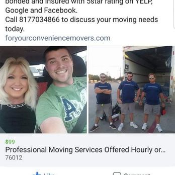 For Your Convenience Movers - Movers Near Me