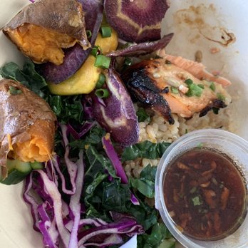 Superba Snacks + Coffee - Umami salmon bowl. Delish. Forgot to take picture before we destroyed it. - Breakfast & Brunch Near Me - Pasadena, California Superba Snacks + Coffee - Umami salmon bowl. Delish. Forgot to take picture before we destroyed it. - Breakfast & Brunch Near Me - Pasadena, California