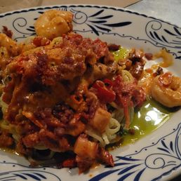 Chicken and shrimp pasta
