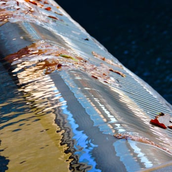 One World Observatory - Fall leaves gently flowing into the reflection pool. - Observatories Near Me - New York, New York
