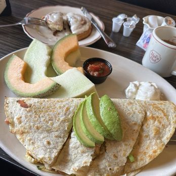 Hof's Hut Restaurant & Bakery - Breakfast Quesadilla - American Near Me - Long Beach, California Hof's Hut Restaurant & Bakery - Breakfast Quesadilla - American Near Me - Long Beach, California