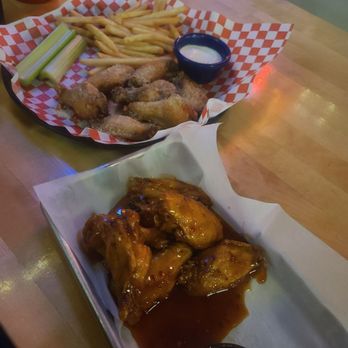 West Wings - 6 sweet Thai and 6 garlic parm (Thai were best) - Chicken Wings Near Me - Seattle, Washington