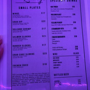 505 Lounge - Front of menu - Lounges Near Me - Capitol Heights, Maryland 505 Lounge - Front of menu - Lounges Near Me - Capitol Heights, Maryland
