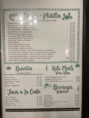 Menu photo 5 Pampa-Rara Apple Valley, CA