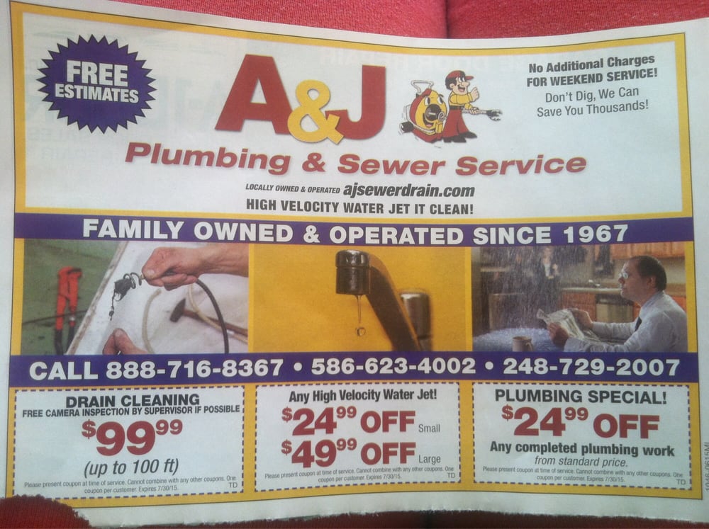 Slide of A&J Plumbing & Sewer Service