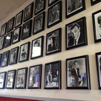 Galaxy Diner - Just one of the many walls covered in headshots of Hollywood legends - Diners Near Me - Flagstaff, Arizona