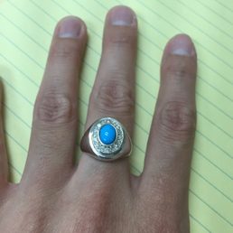 Mike gave the best service with what I want. It is a turquoise ring with diamonds. It came out awesome. I am very happy :) Mike gave the best service with what I want. It is a turquoise ring with diamonds. It came out awesome. I am very happy :)