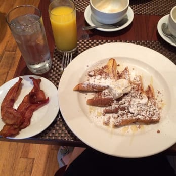 Eli's Table - Delicious praline French toast with bacon - Southern Near Me - Charleston, South Carolina
