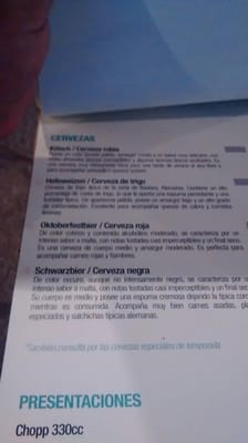 Menu photo 2 Bavaria Córdoba, X Menu photo 2 Bavaria Córdoba, X