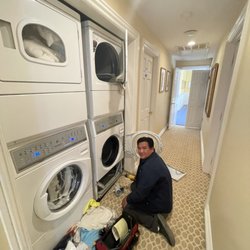 iTech Appliance Repair - Working on a speed queen washer and dryer
