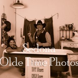 Sedona Photo - Come and visit Miss Belle's Bath House at Sedona Olde Time Photos.