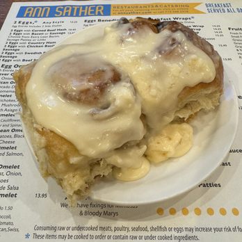Ann Sather Restaurant - Two Cinnamon Rolls - Scandinavian Near Me - Chicago, Illinois Ann Sather Restaurant - Two Cinnamon Rolls - Scandinavian Near Me - Chicago, Illinois