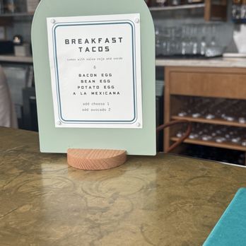Hotel Lucine - Breakfast menu at the bar - Coffee & Tea Near Me - Galveston, Texas Hotel Lucine - Breakfast menu at the bar - Coffee & Tea Near Me - Galveston, Texas