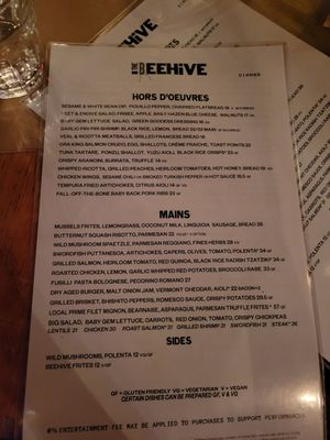 Menu photo 4 The Beehive Boston, MA Menu photo 4 The Beehive Boston, MA