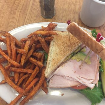 The Cockeyed Rooster - Turkey Bacon Avocado with Sweet Potato Fries :) yum real turkey - Breakfast & Brunch Near Me - Smithfield, Virginia