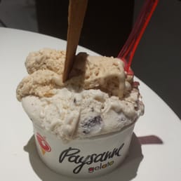 Small ice cream - Hazelnut and Cookie dough. Definitely recommend Cookie dough! Small ice cream - Hazelnut and Cookie dough. Definitely recommend Cookie dough!