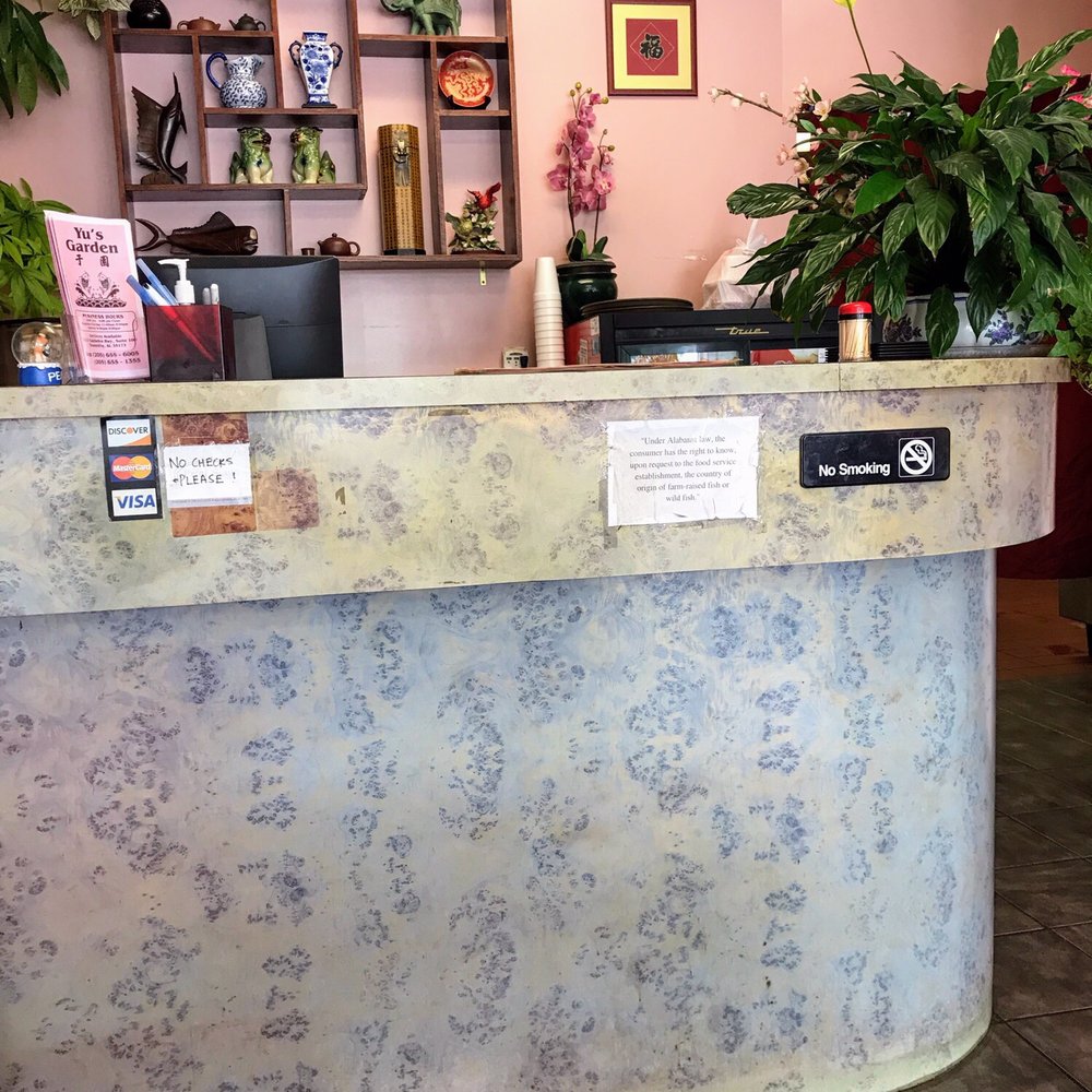 Yu's Garden - the front desk of a flower shop - Chinese Near Me - Trussville, Alabama Yu's Garden - the front desk of a flower shop - Chinese Near Me - Trussville, Alabama