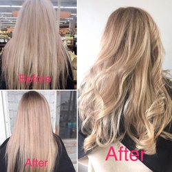 Sleek Salon North - Bright Blonde Balayage (Stylist: Robin)
