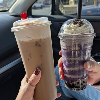 Boba Society - Tiramisu Vietnamese iced coffee + purple Oreo w boba - Bubble Tea Near Me - Henderson, Nevada Boba Society - Tiramisu Vietnamese iced coffee + purple Oreo w boba - Bubble Tea Near Me - Henderson, Nevada