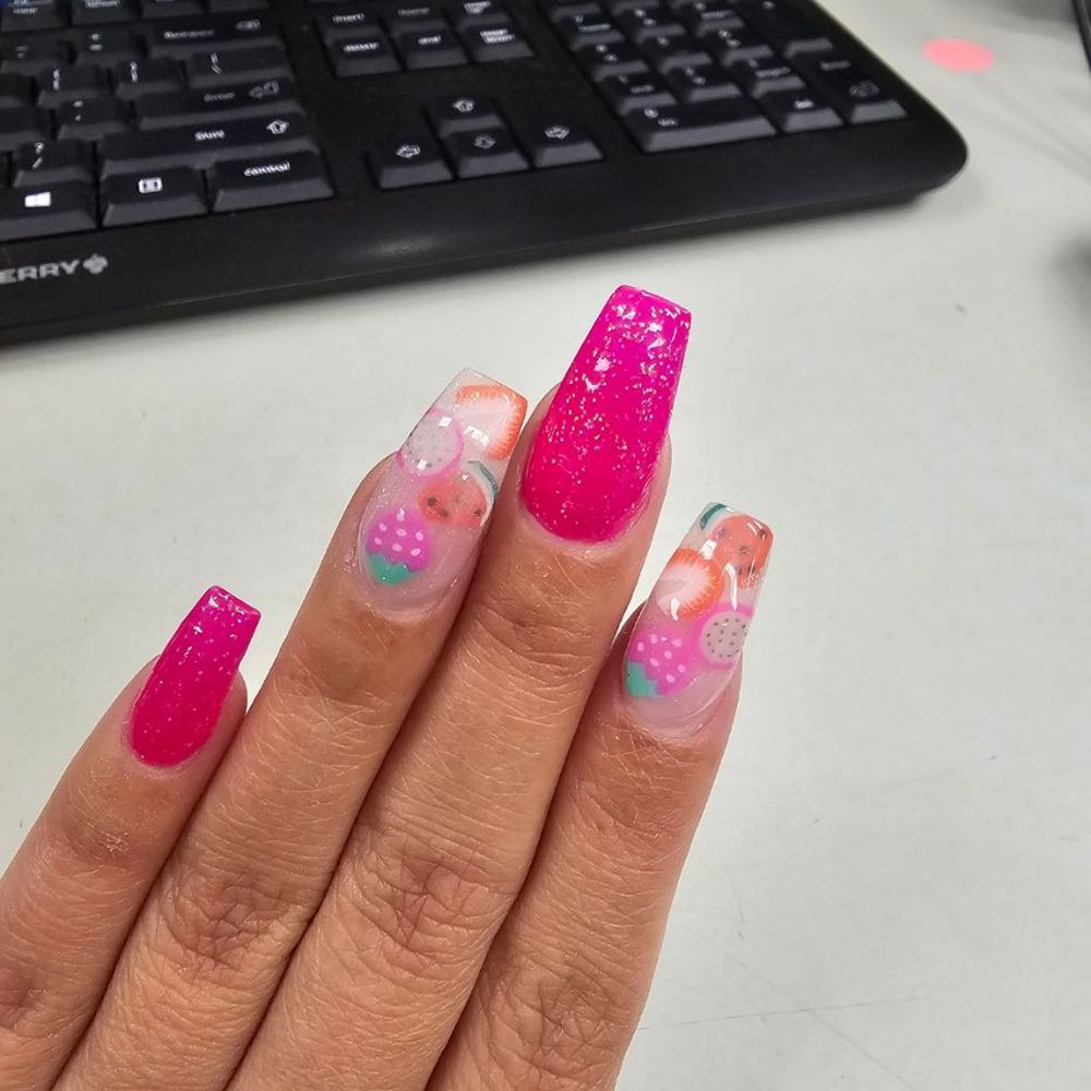 Summer fruit nails!