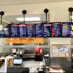 Aztlan Tacos & Grill - Menu Board and Kitchen