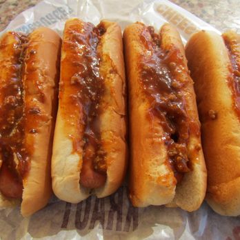 Wienerschnitzel - "4-Chili-Dogs-$4"  January Wednesday Special - - Hot Dogs Near Me - San Angelo, Texas