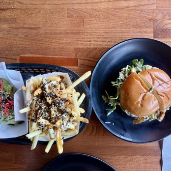 Kenji Burger Koloa - Cucumber Salad / Furikake Fries / Kenji Burger - Burgers Near Me - Koloa, Hawaii Kenji Burger Koloa - Cucumber Salad / Furikake Fries / Kenji Burger - Burgers Near Me - Koloa, Hawaii