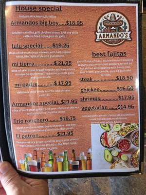 Menu photo 6 Armando's Mexican Restaurant Brownsville, OR Menu photo 6 Armando's Mexican Restaurant Brownsville, OR