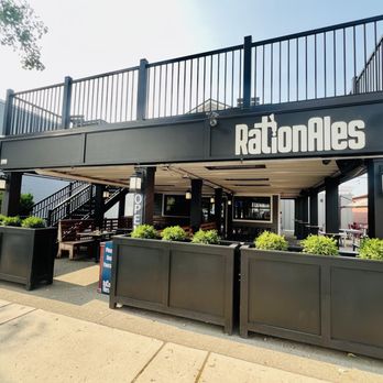 Ration Ales - Outside entrance and patio - Beer Bar Near Me - Williamsville, New York