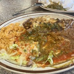 La Dona - Tampiquena stark plate with old guacamole- not good
