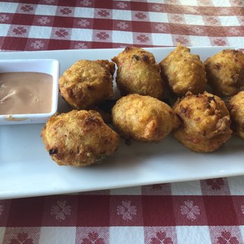 Conchy Joe's - Conch Fritters. Not my thing but hubby liked them. - Seafood Near Me - Jensen Beach, Florida Conchy Joe's - Conch Fritters. Not my thing but hubby liked them. - Seafood Near Me - Jensen Beach, Florida
