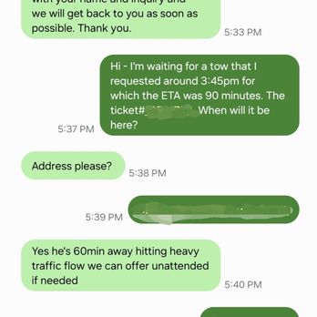 At Towing - The text message proof! - Towing Near Me - Pittsburg, California At Towing - The text message proof! - Towing Near Me - Pittsburg, California